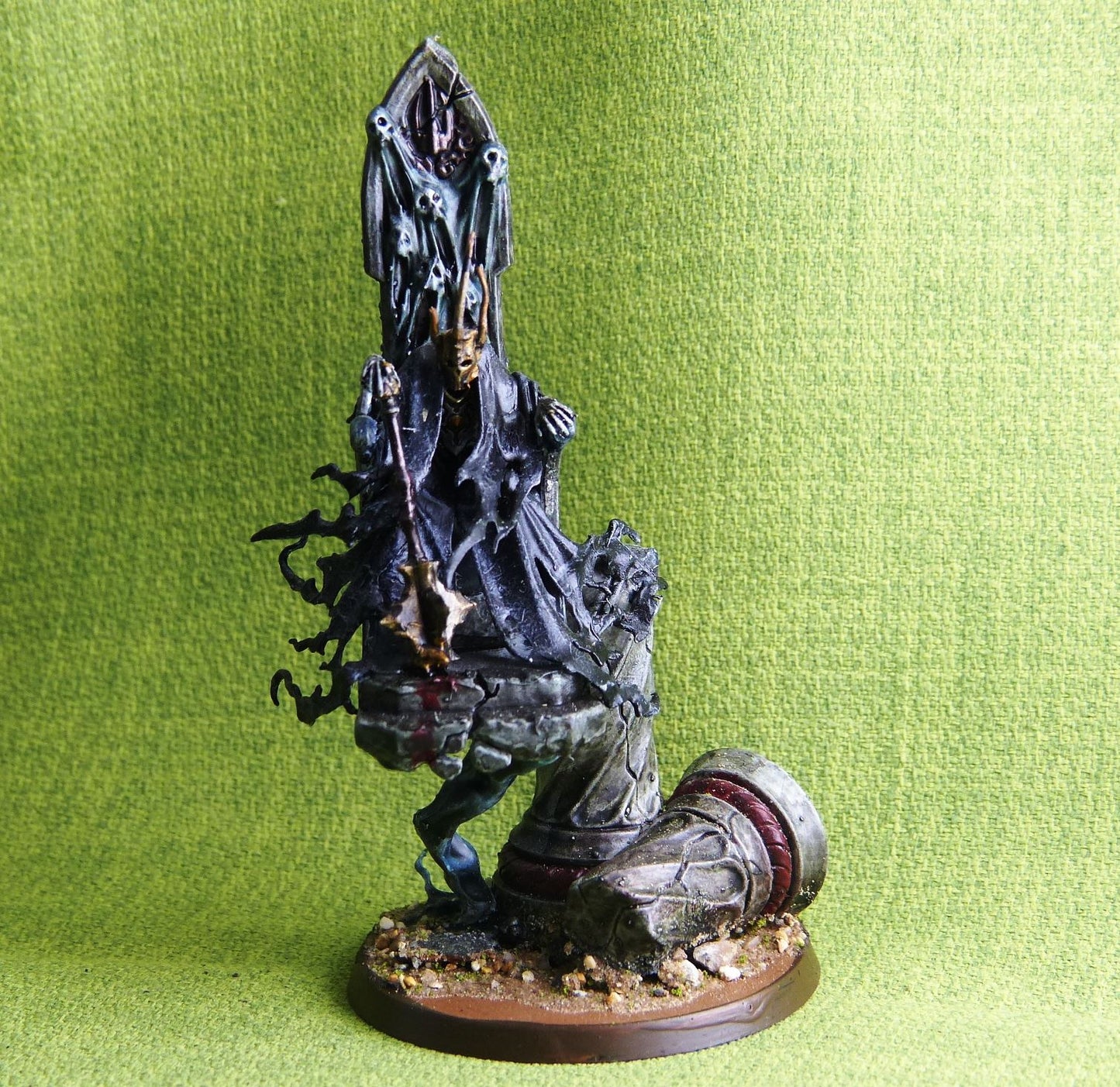 Nighthaunt - Kurdoss Valentian/The Craven King Painted - Warhammer AoS 40k #2F