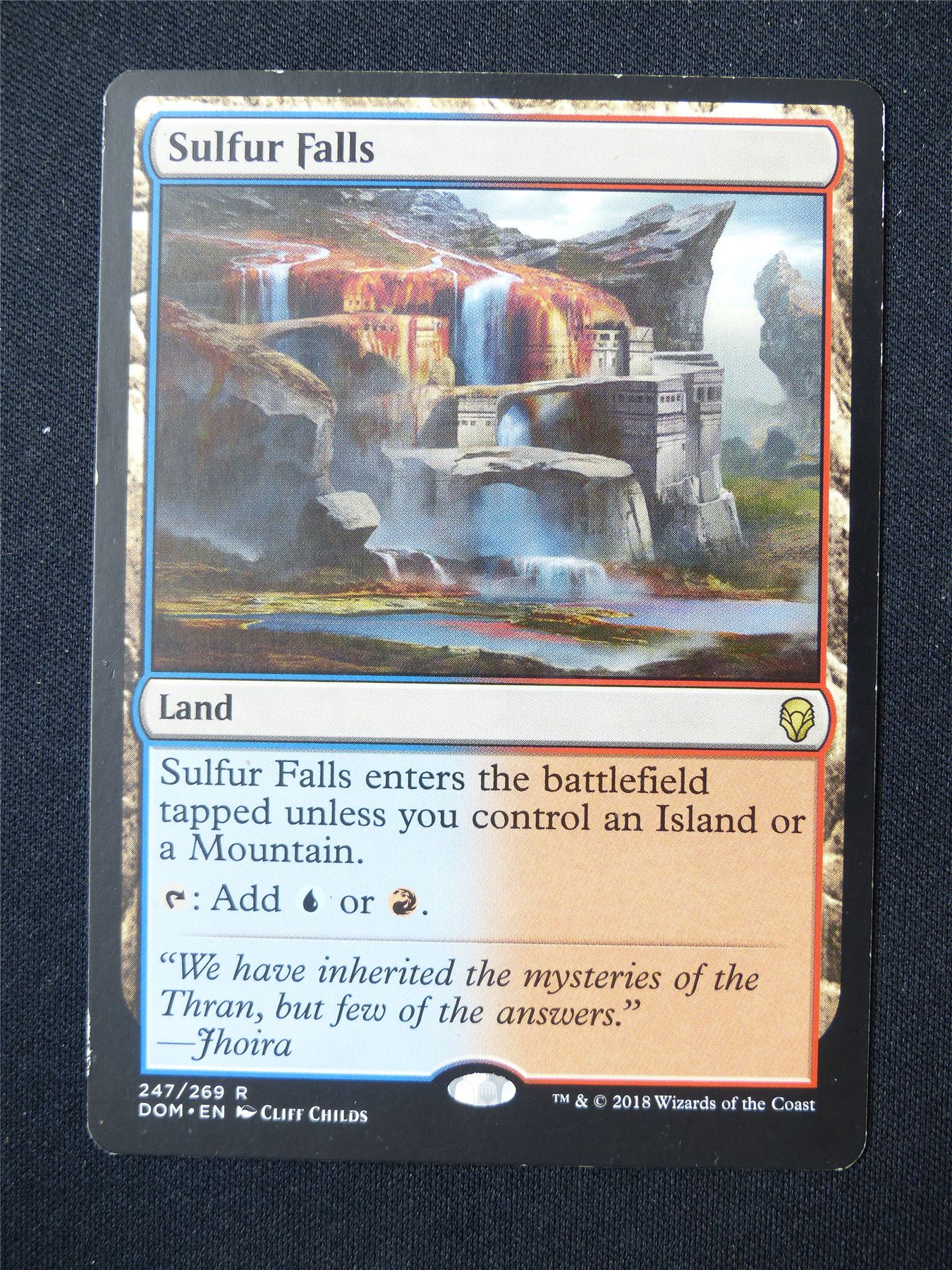 Sulfur Falls played - DOM - Mtg Card #33