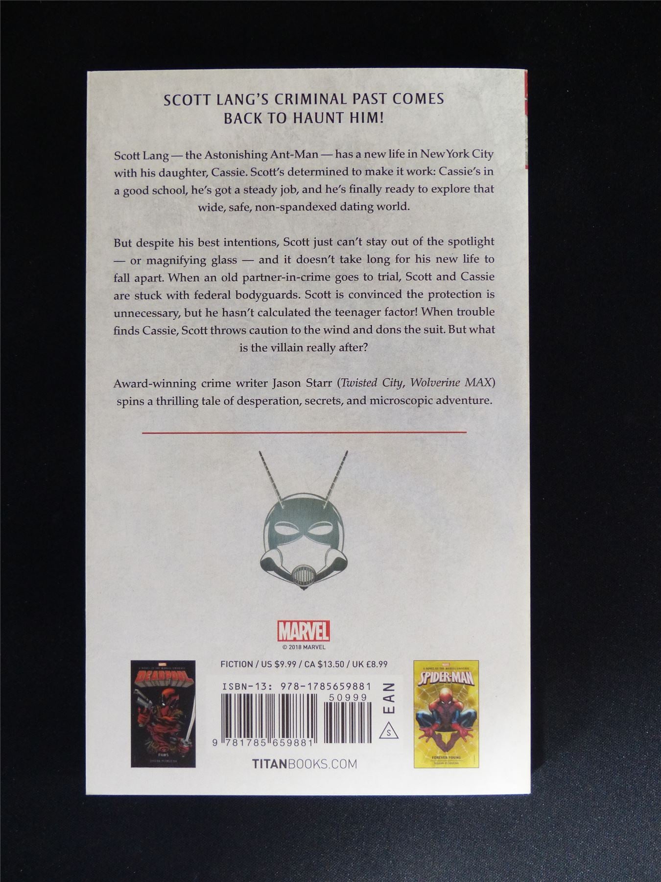 Ant-Man: Natural Enemy - Marvel Titan Novel Book Softback #8G