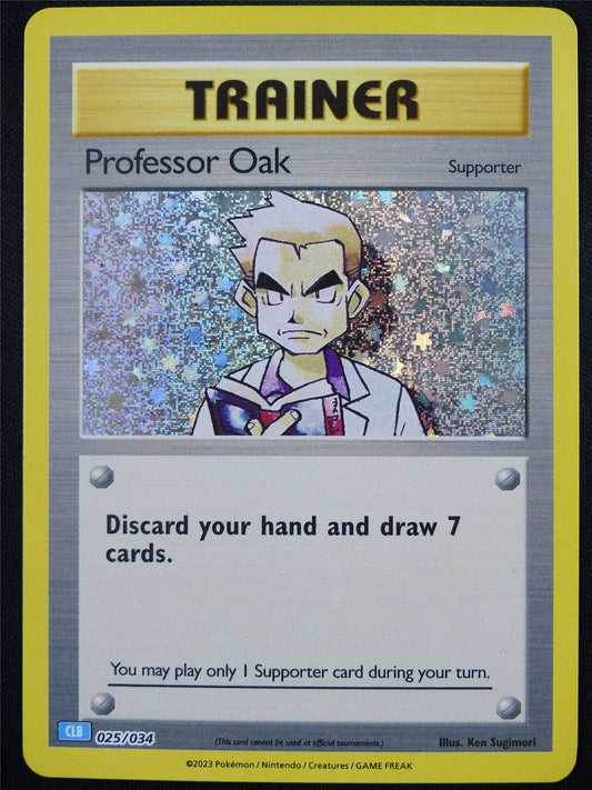Professor Oak 024/034 Holo CLB - Classic Pokemon Card #4AV