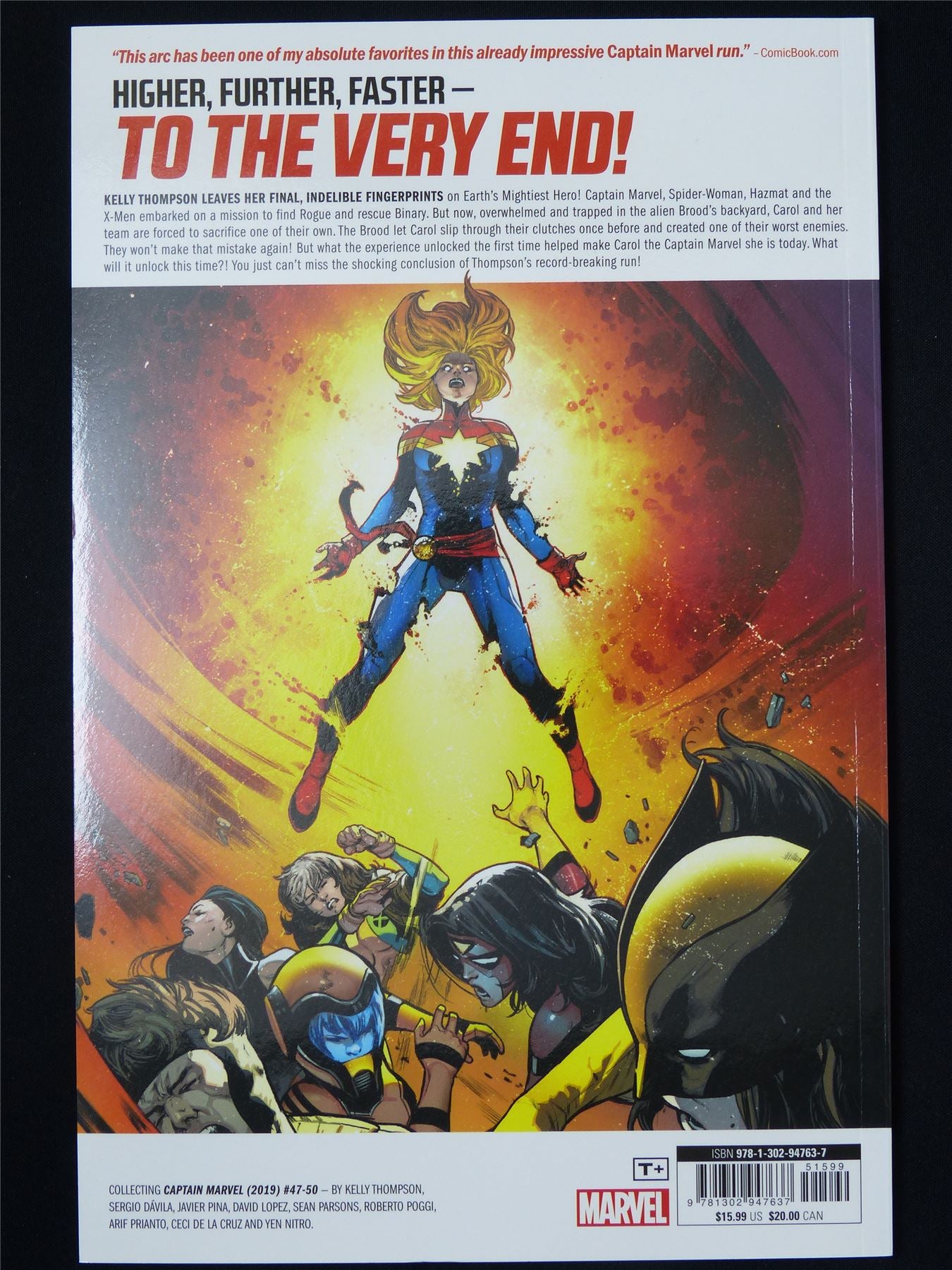 Captain Marvel: Revenge of the Brood part 2 - Marvel Graphic Softback #Q9