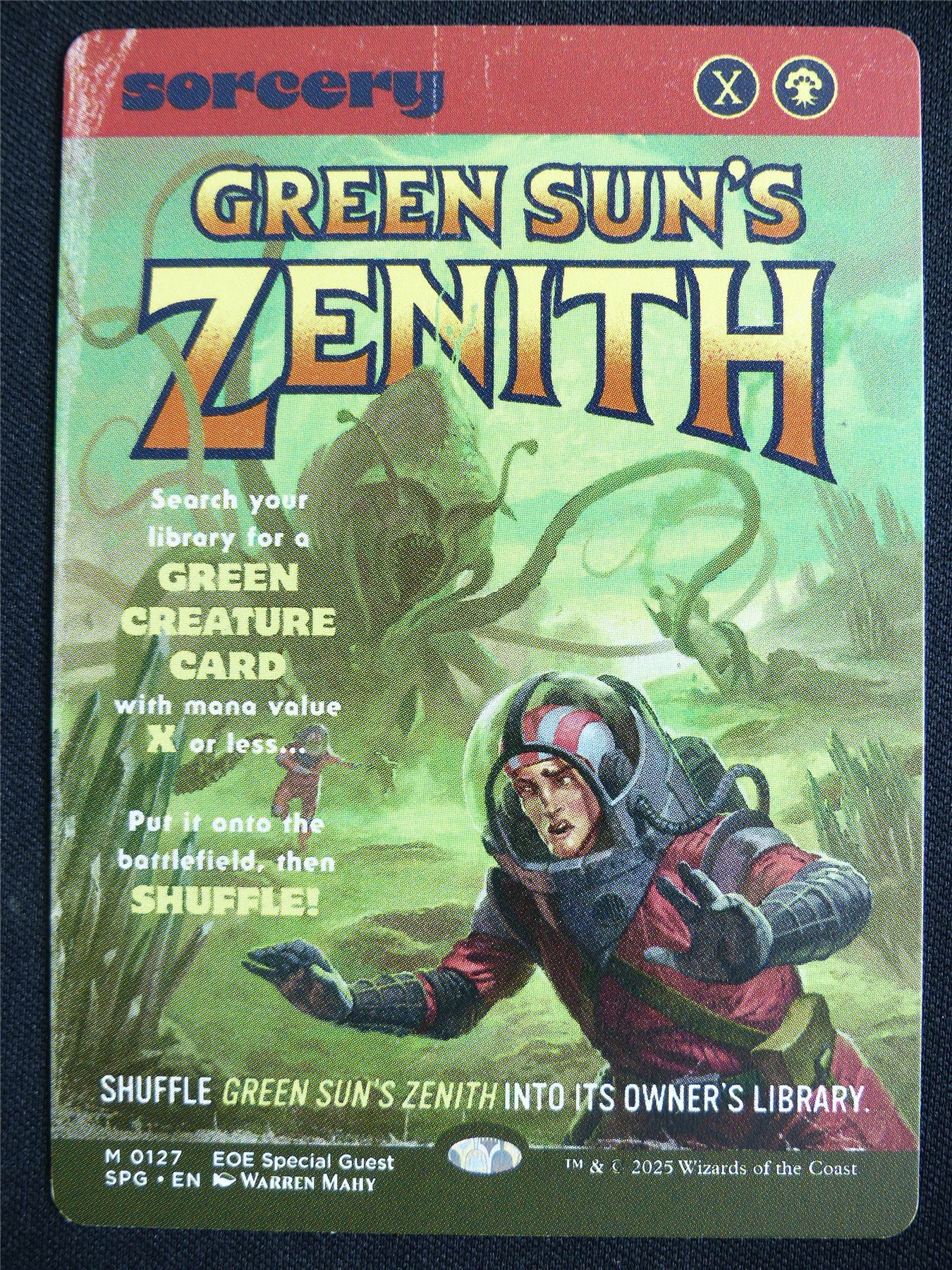 Green Sun's Zenith Borderless - SPG - Mtg Card #3IU