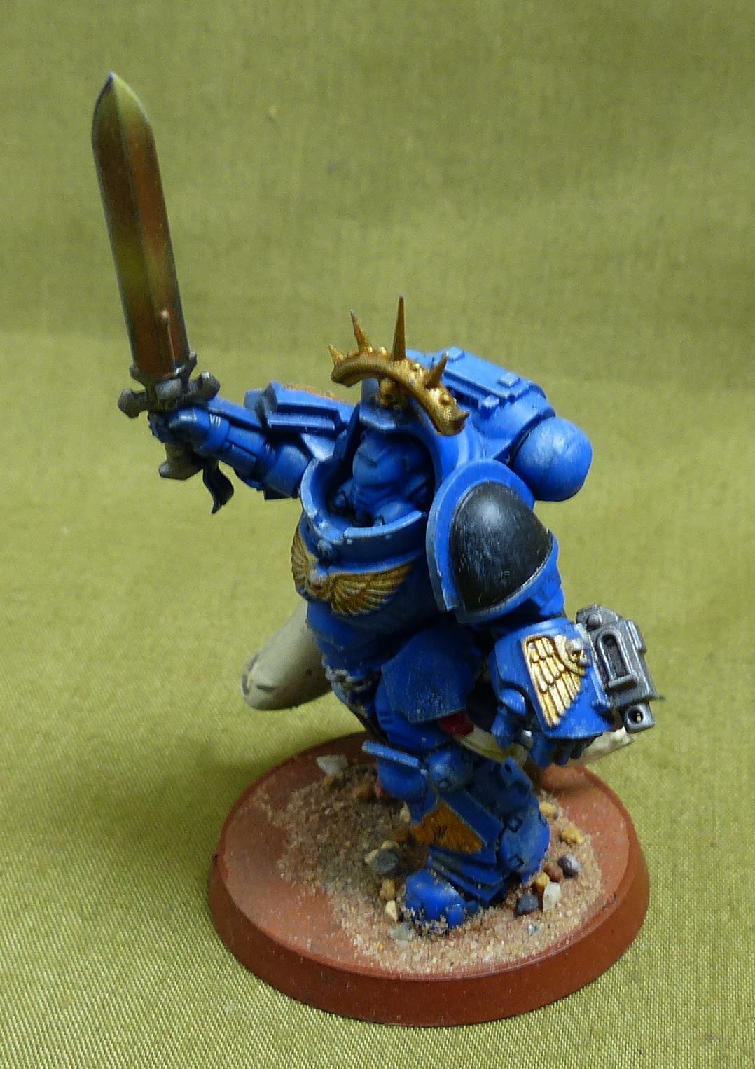 Primaris Captain in Gravis Armour painted - Space Marines - Warhammer 40K #2OO