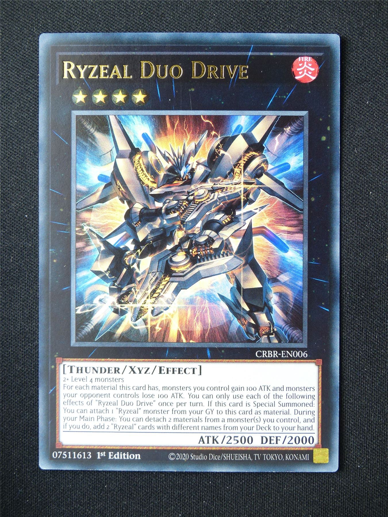 Ryzeal Duo Driver CBRB Ultra Rare - 1st ed Yugioh Card #9MQ