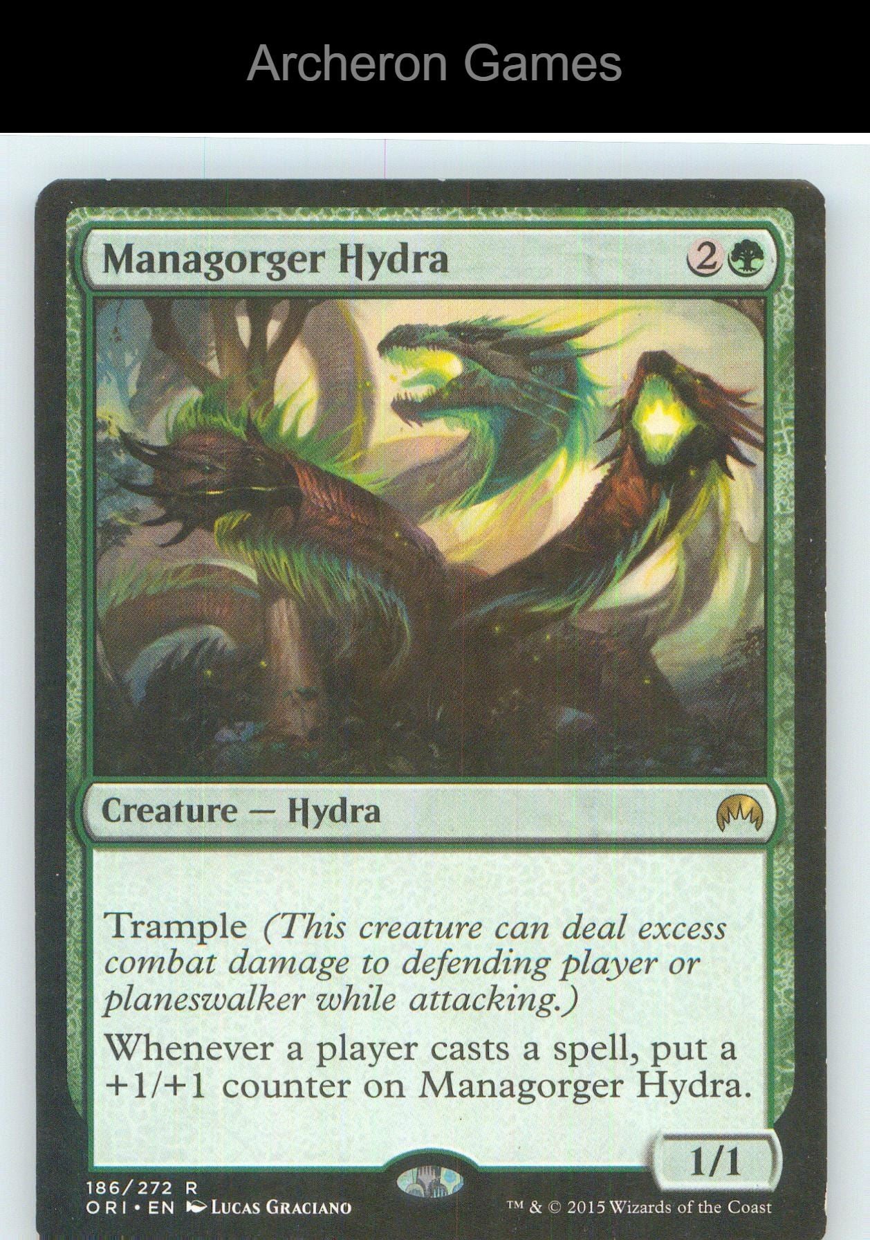 Managorger Hydra ORI 186 R MTG Card NM/EX+