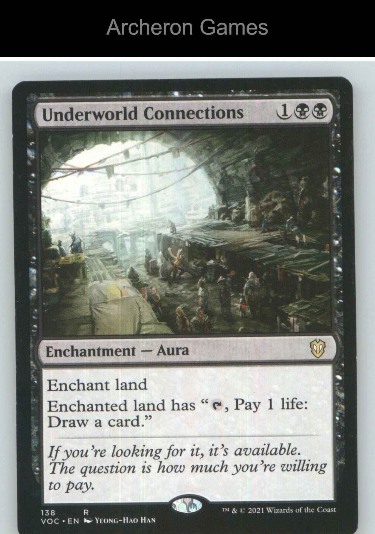 Underworld Connections VOC 138 R MTG Card NM/EX+