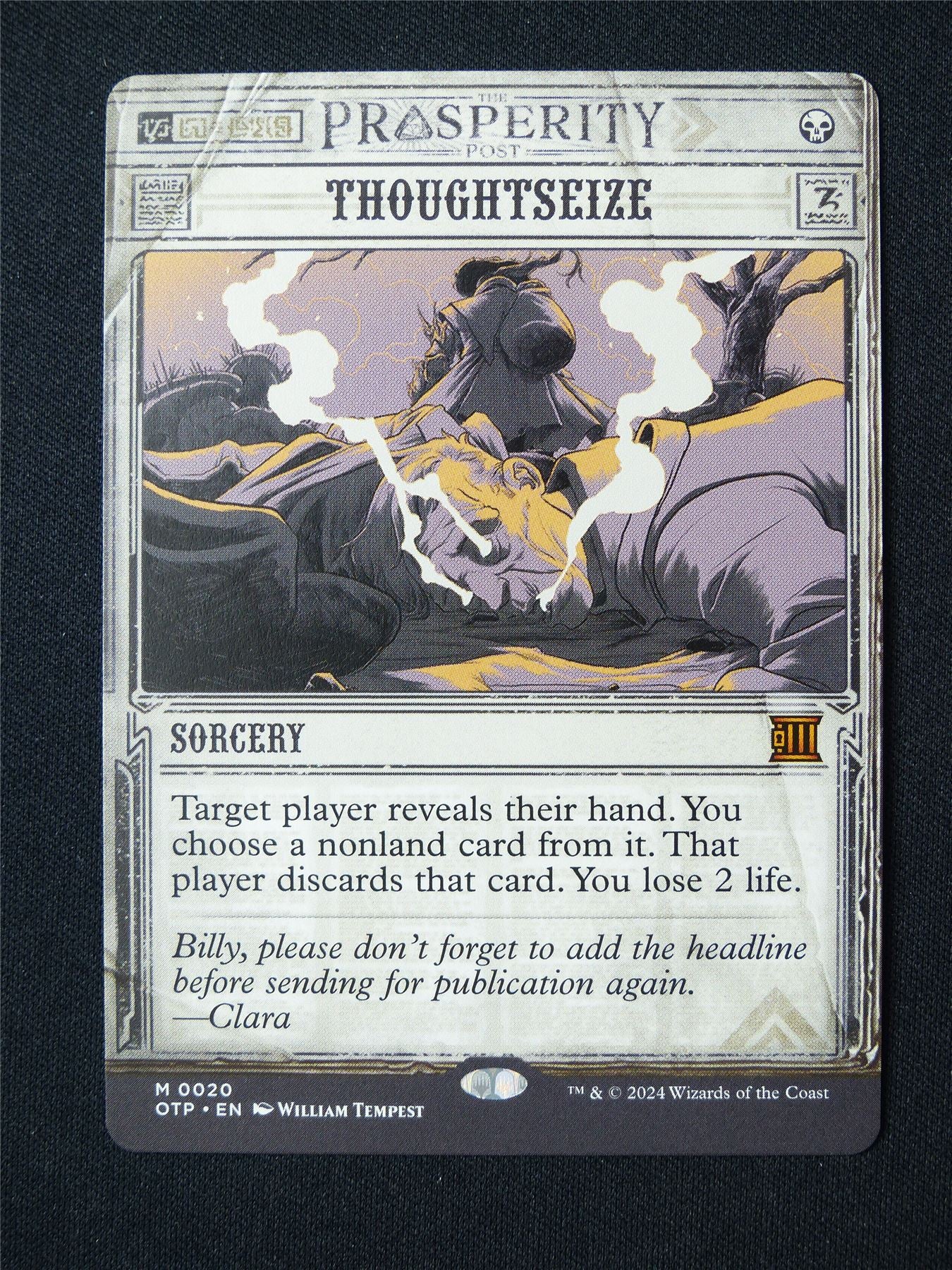 Thoughtseize Showcase - OTP - Mtg Card #8Q8