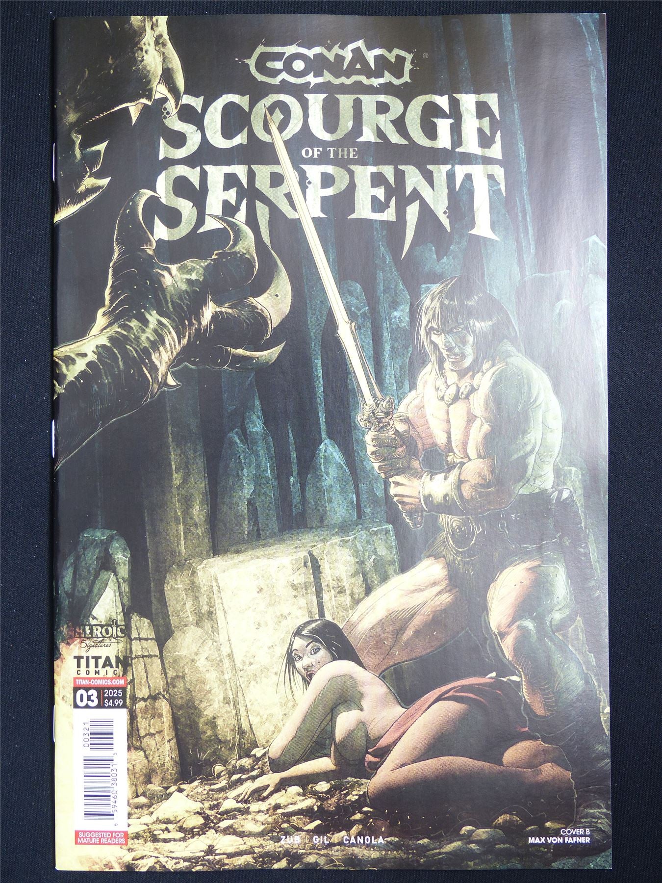 CONAN: Scourge of the Serpent #3 Cvr B - Dec 2025 Titan Comic #7E