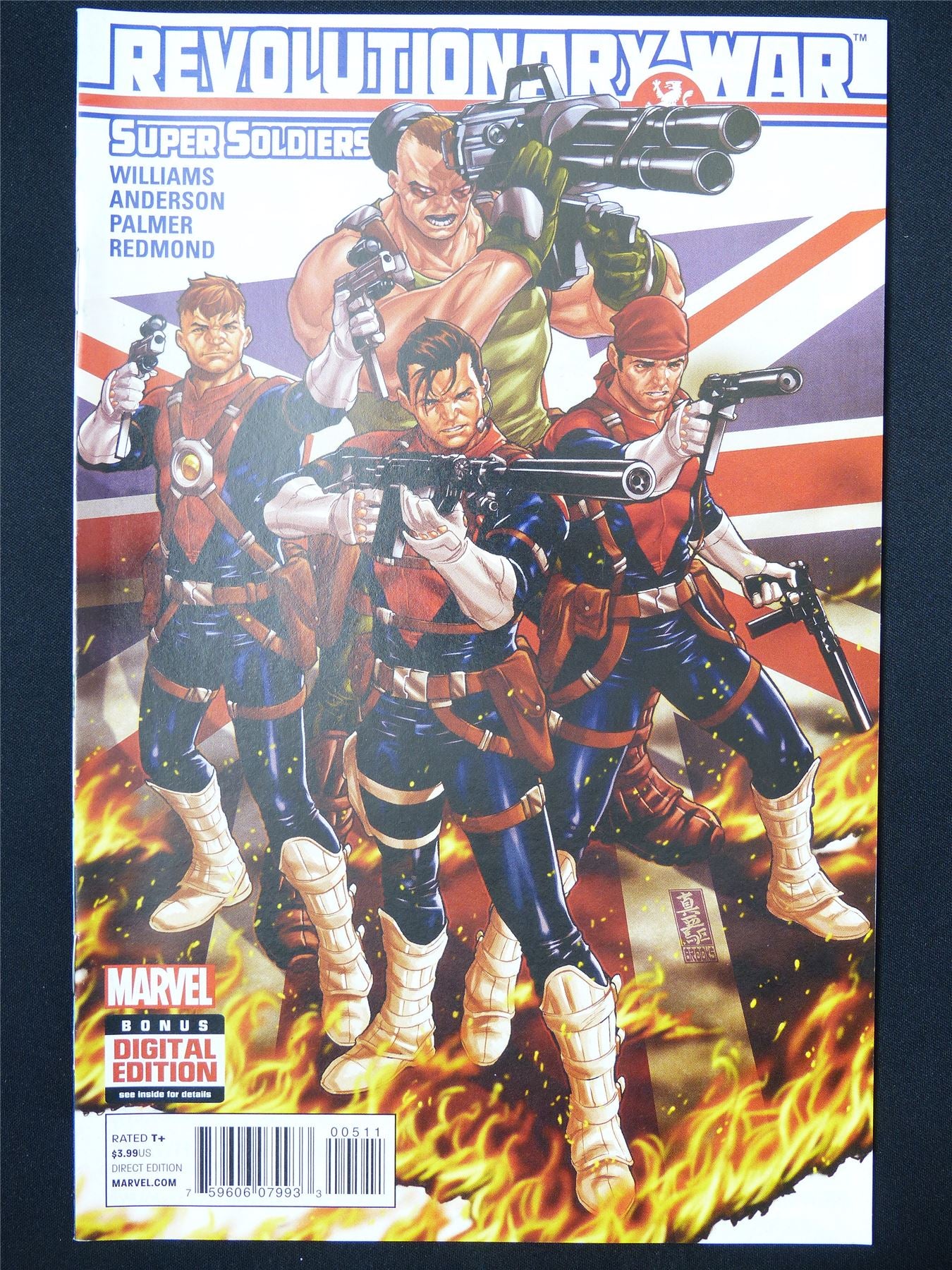 REVOLUTIONAR War: Supersoldiers #1 - B&B Marvel Comic #U4