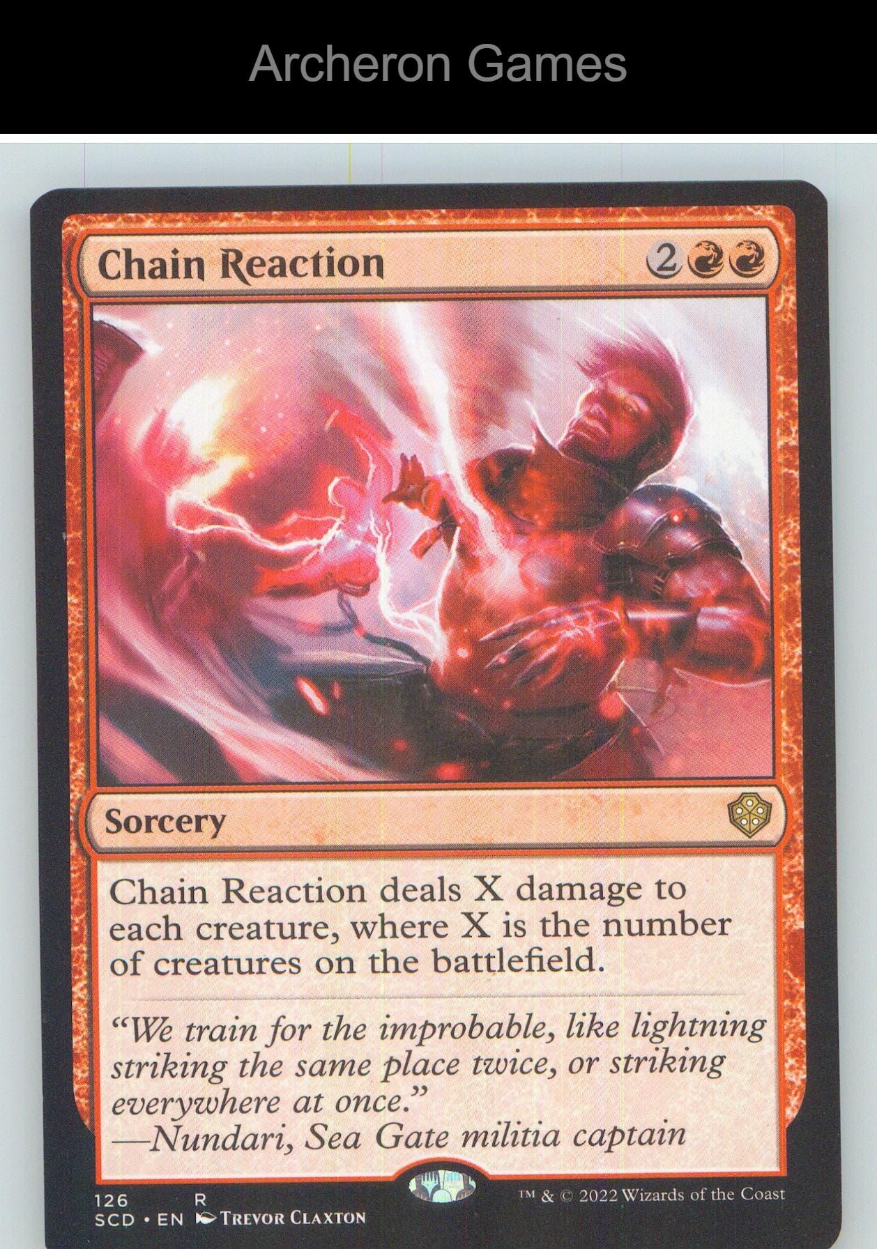 Chain Reaction SCD 126 R MTG Card NM/EX+