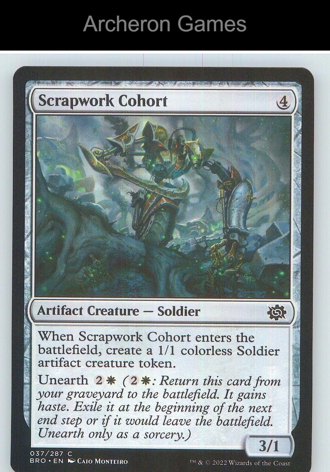 Scrapwork Cohort BRO 37 C MTG Card NM/EX+