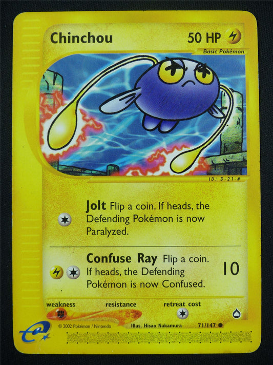 Chinchou 71/147 - Pokemon Card #5M0