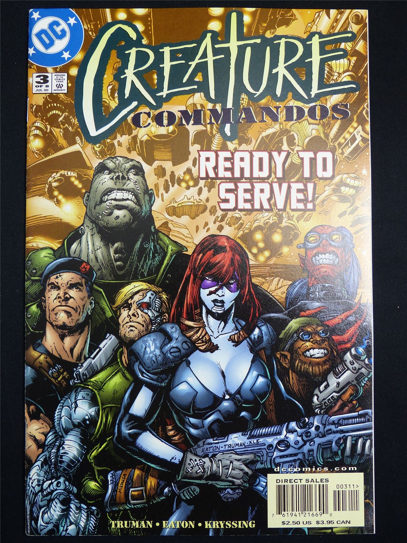 CREATURE Commandos #3 Cvr A - DC Comic #3VC
