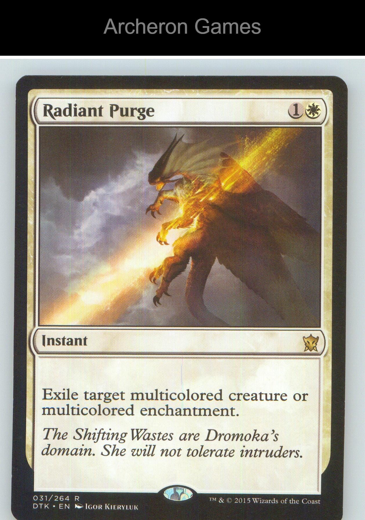 Radiant Purge DTK 31 R MTG Card NM/EX+