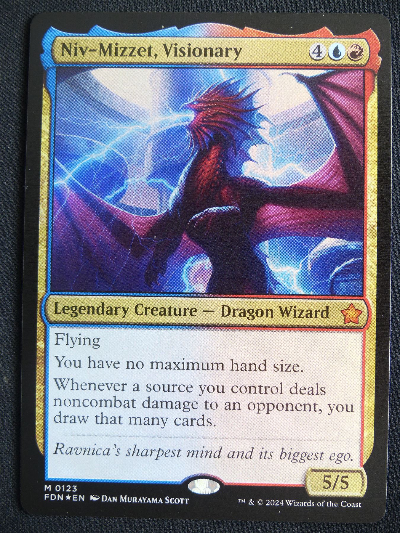 Niv-Mizzet Visionary Foil - FDN - Mtg Card #3IV