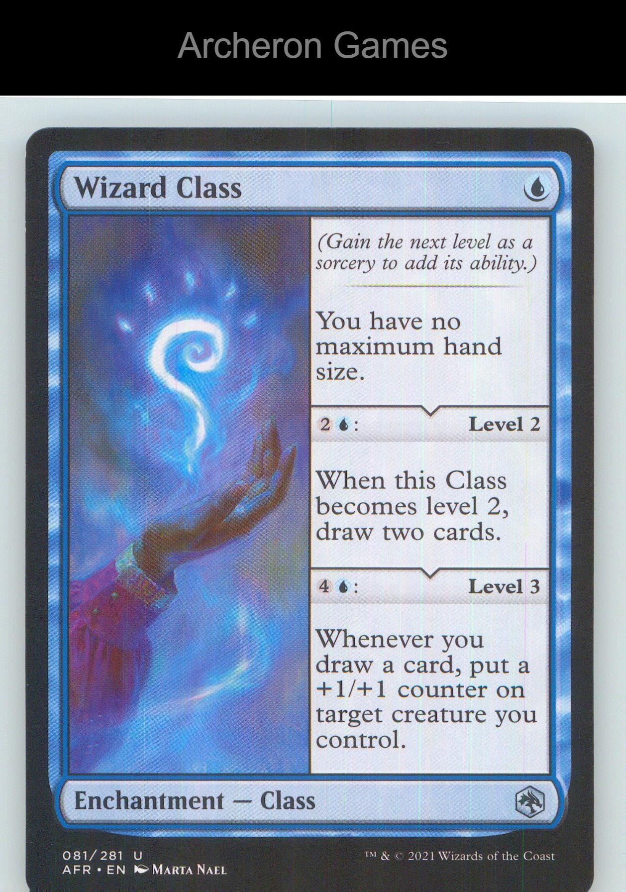 Wizard Class AFR 81 UC MTG Card NM/EX+