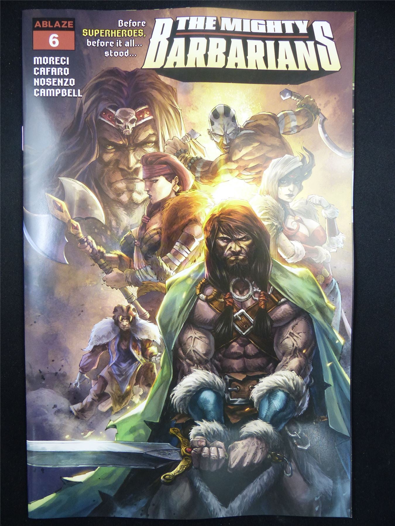 The MIGHTY Barbarians #6 - Oct 2023 Ablaze Comic #11B