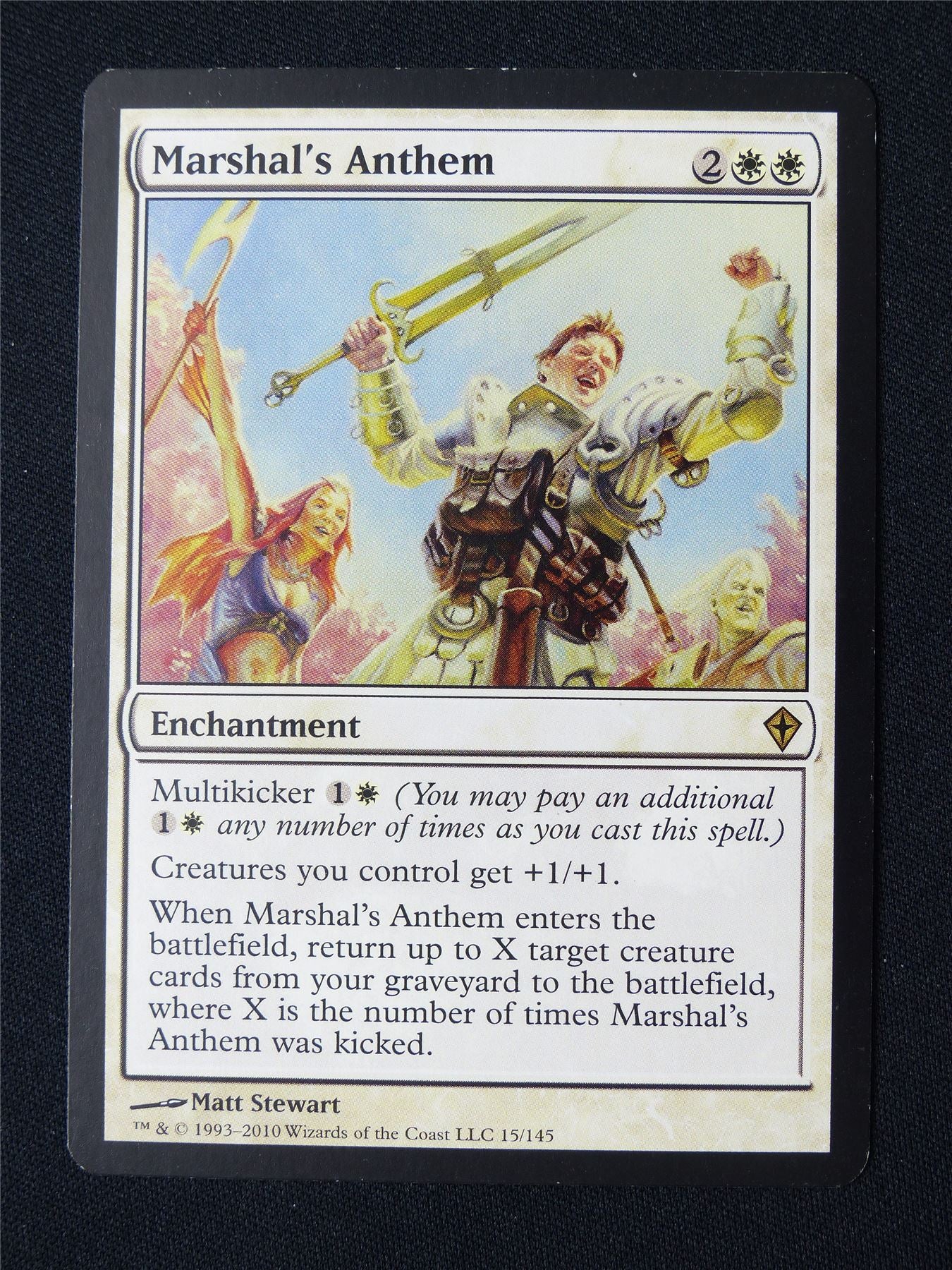 Marshal's Anthem - WWK - Mtg Card #9CC