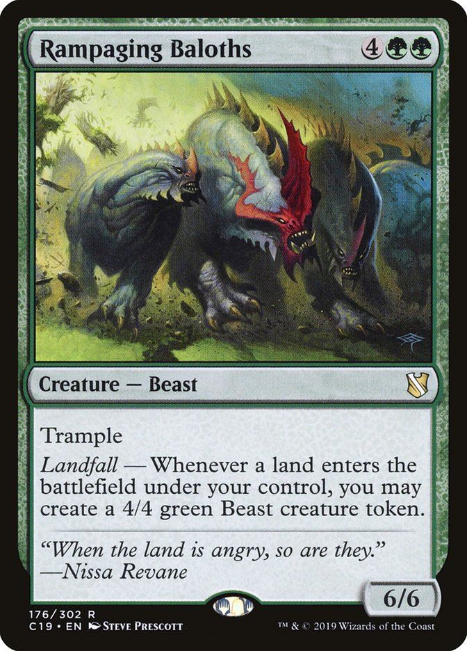 Mtg: C19 : Rampaging Baloths - - NM