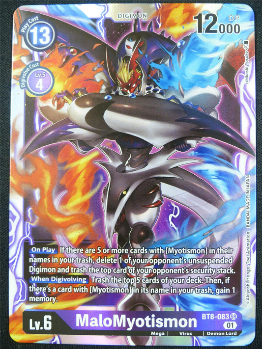 MaloMyotismon BT8-083 SR - Digimon Card #4CY