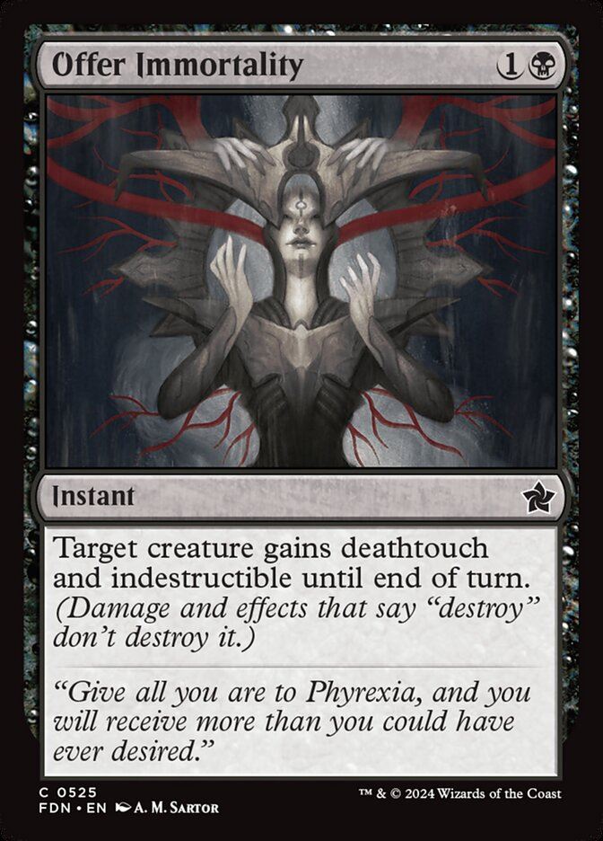 Offer Immortality - Foundations fdn