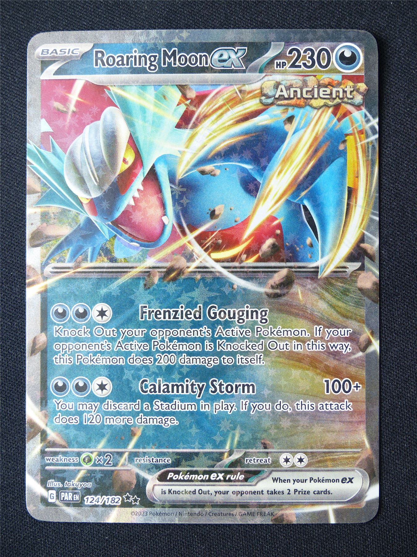 Roaring Moon EX 124/182 Holo - Pokemon Card #903