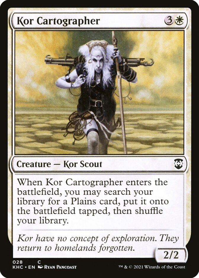 Kor Cartographer - Kaldheim Commander khc