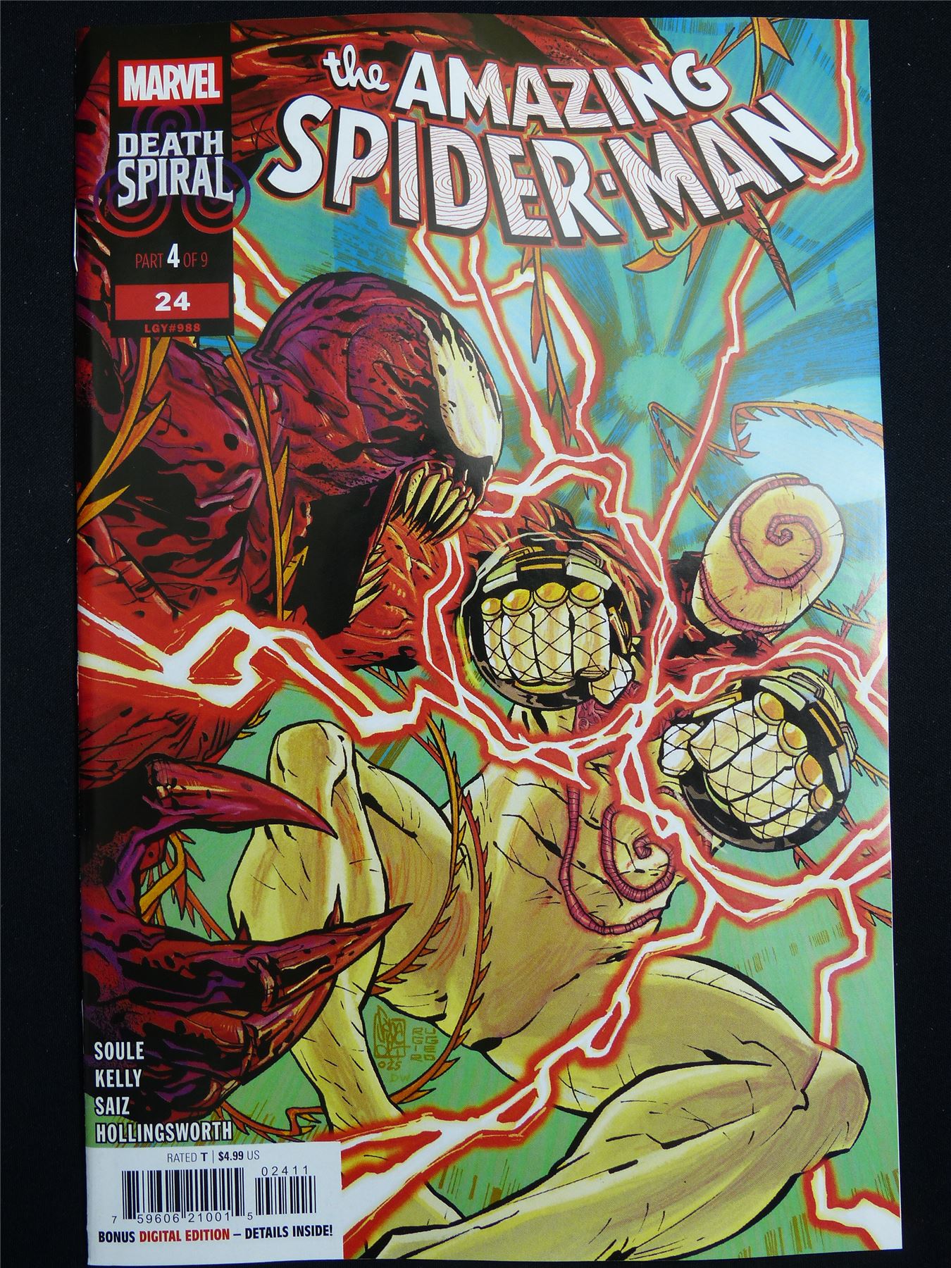 The Amazing SPIDER-MAN #24 Death Spiral part 4 - May 2026 Marvel Comic #3WL