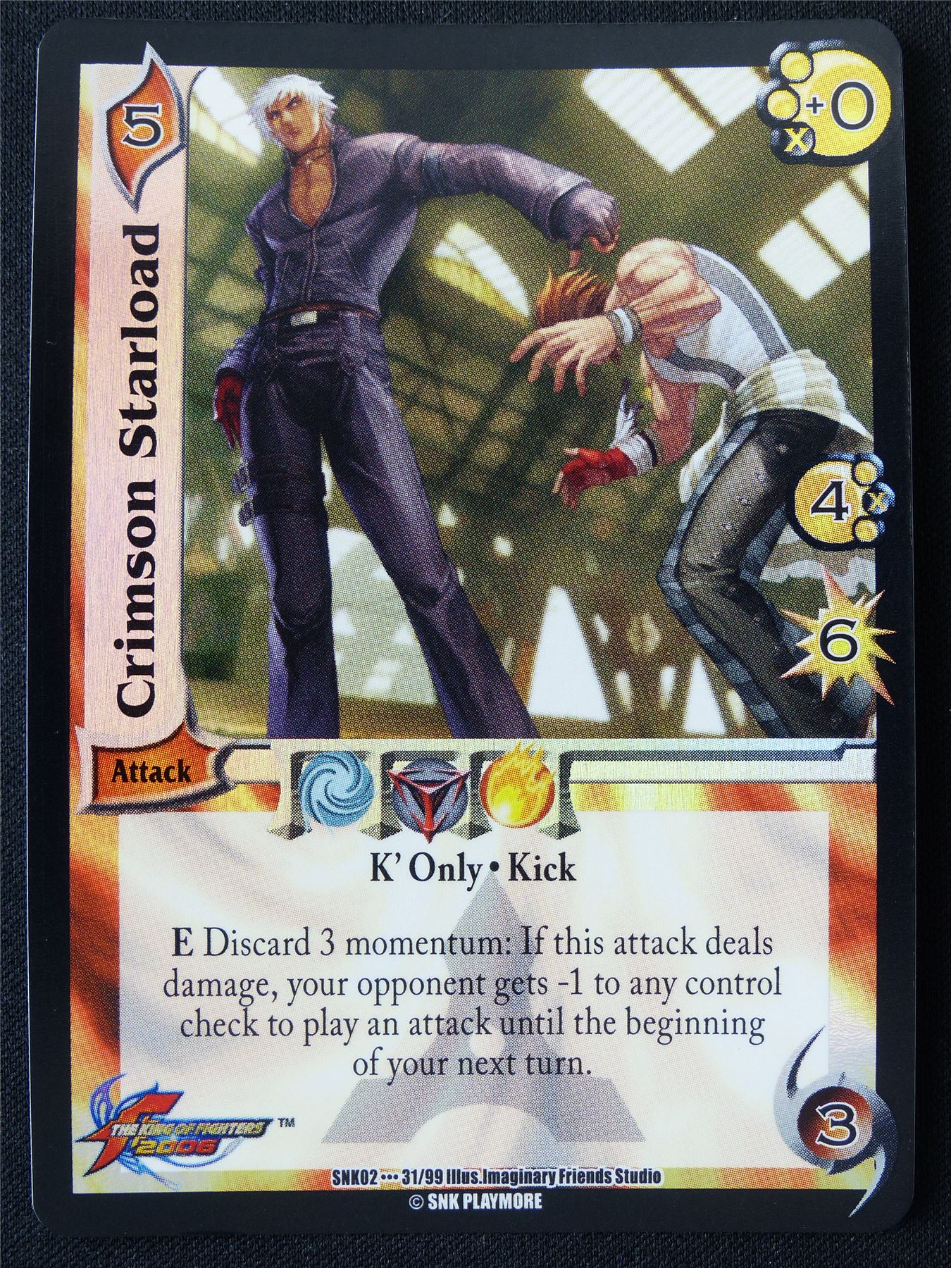 Crimson Starload Foil SNK02 31/99 - UFS Card #2GW