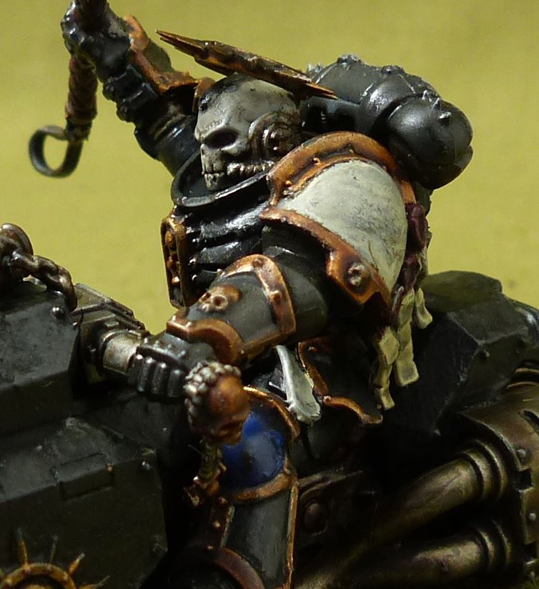 Primaris Chaplain on Bike painted - Space Marines - Warhammer 40K #9R