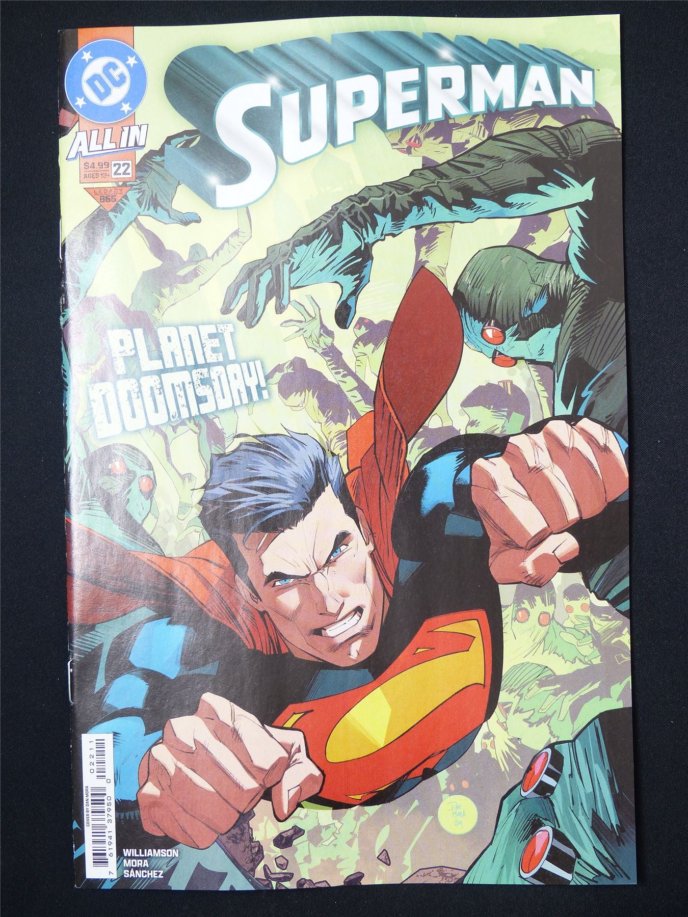 SUPERMAN #22 - B&B Mar 2025 DC Comic #7T9