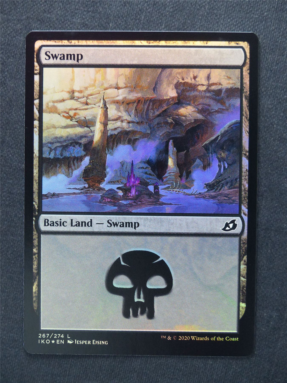 Swamp 267/274 Foil - Mtg Magic Cards #YJ