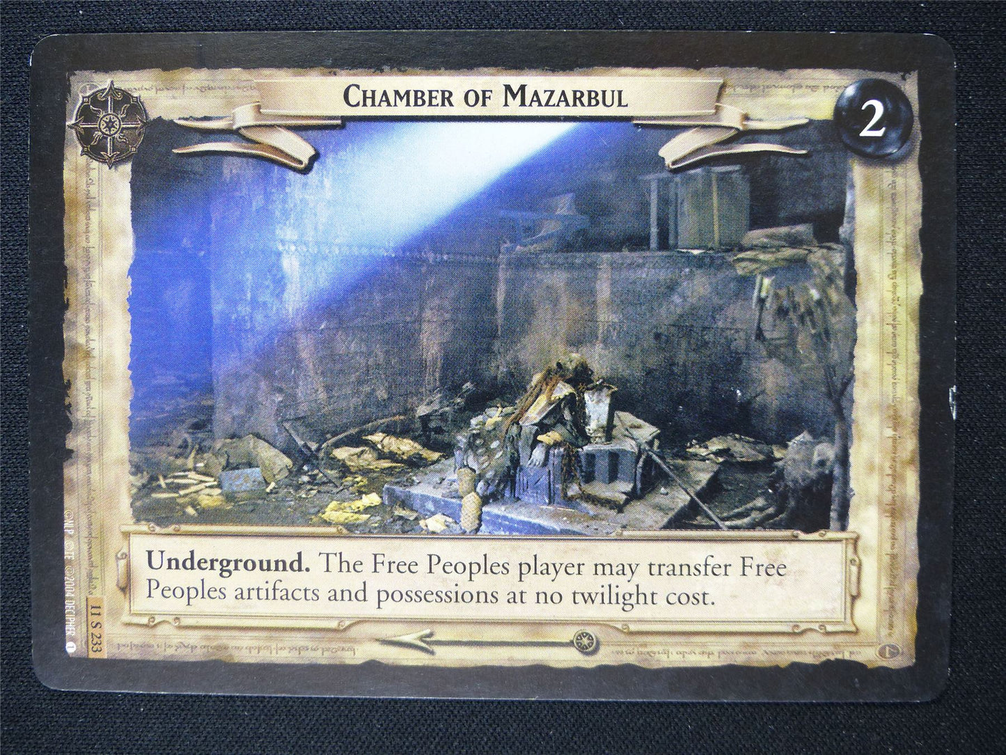 Chanmber of Mazarbul 11 S 233 - LotR Card #17U