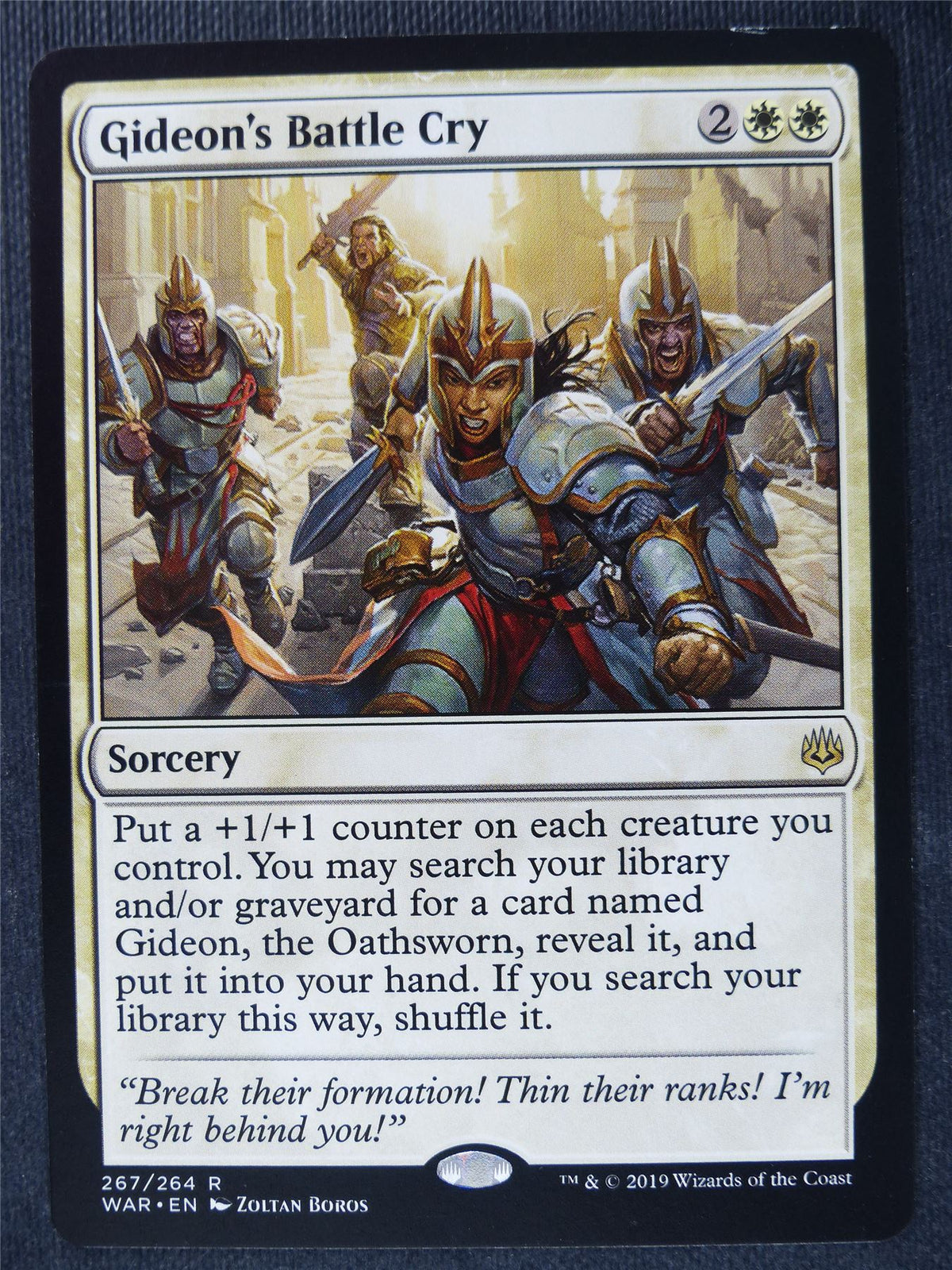 Gideon's Battle Cry - Mtg Magic Cards #1YB