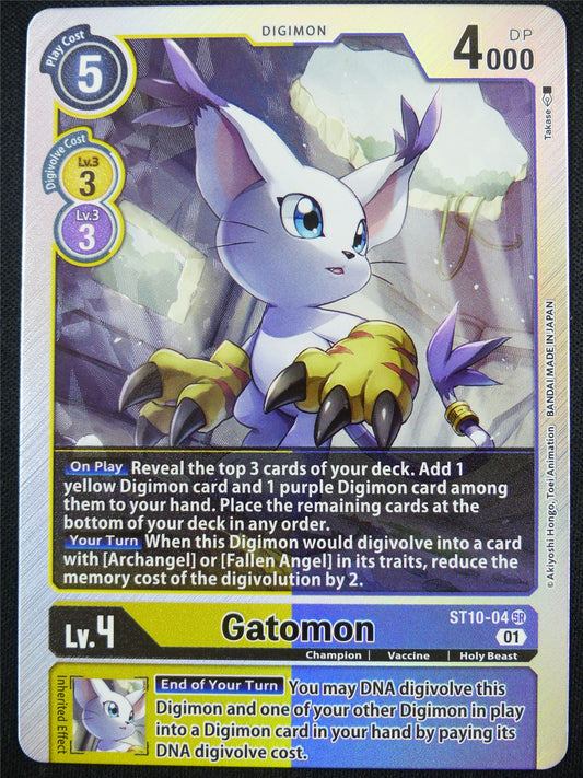 gatomon ST10-04 SR alt art - Digimon Card #4CX