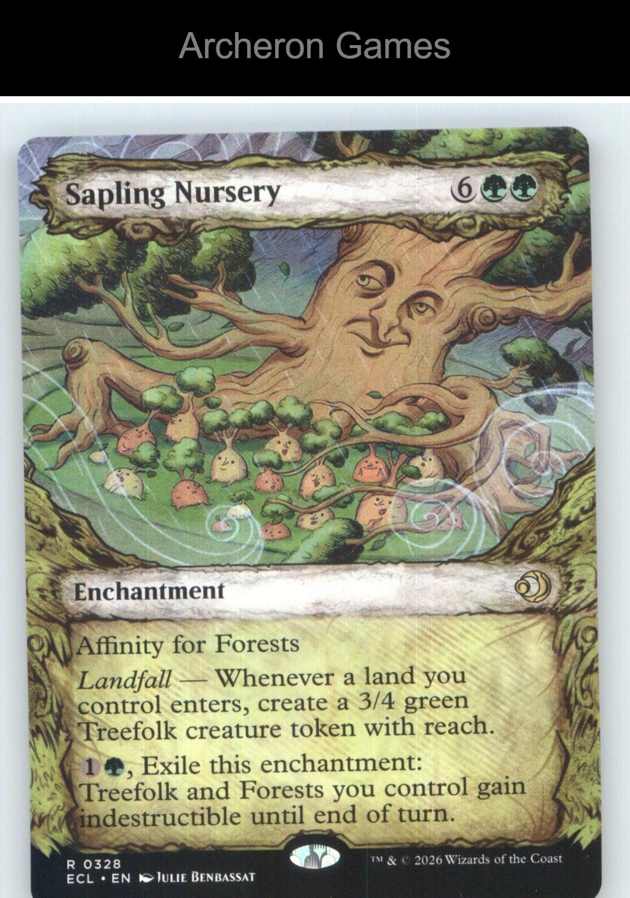 Sapling Nursery (Showcase) ECL 328 R MTG Card NM/EX+