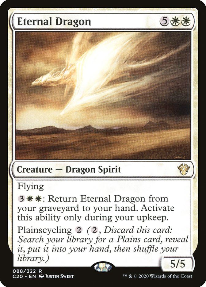 Mtg: C20 : Eternal Dragon - - NM