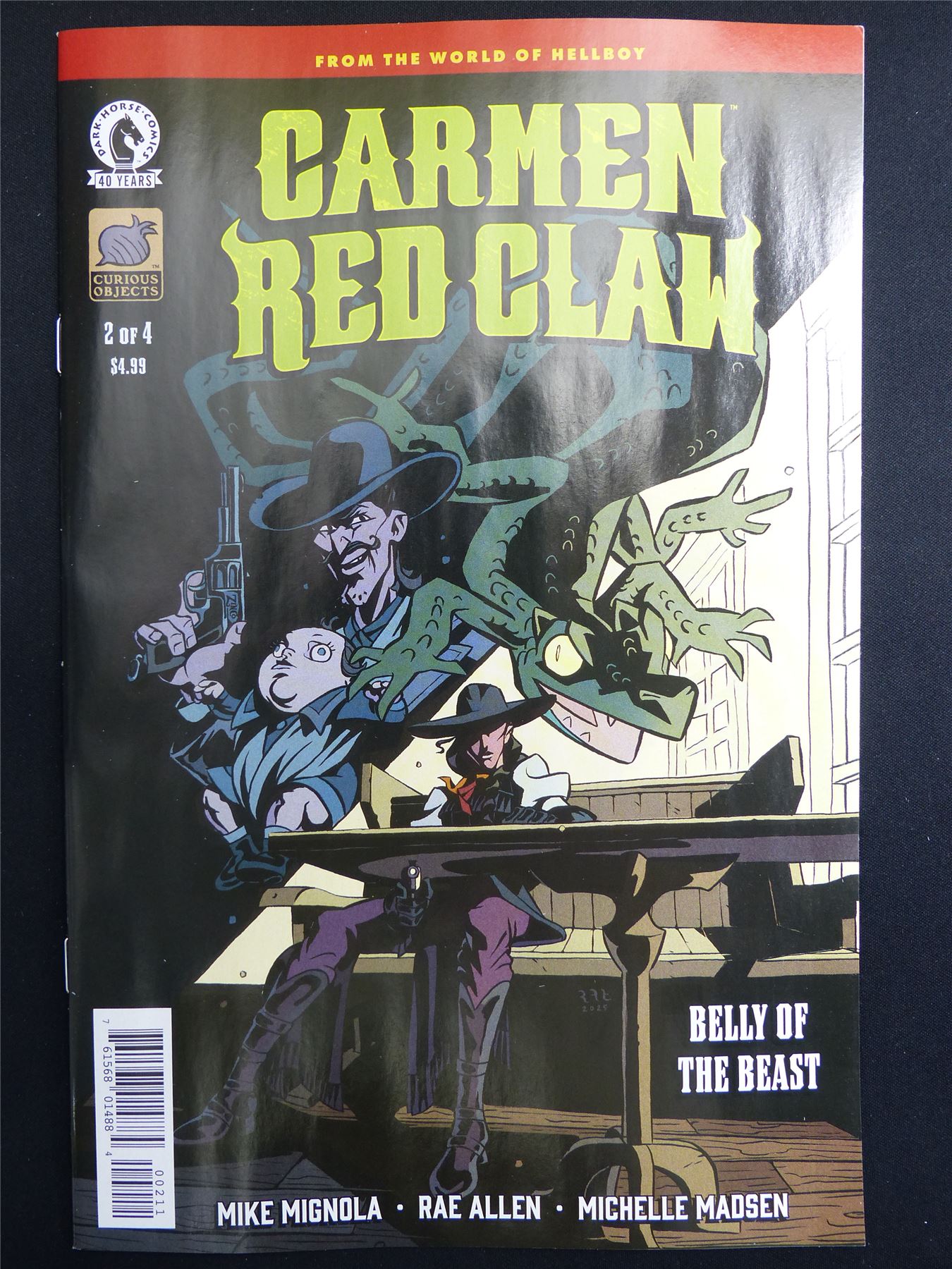 CARMEN Red Claw: Belly of the Beast #2 - Feb 2026 Dark Horse Comic #2MA