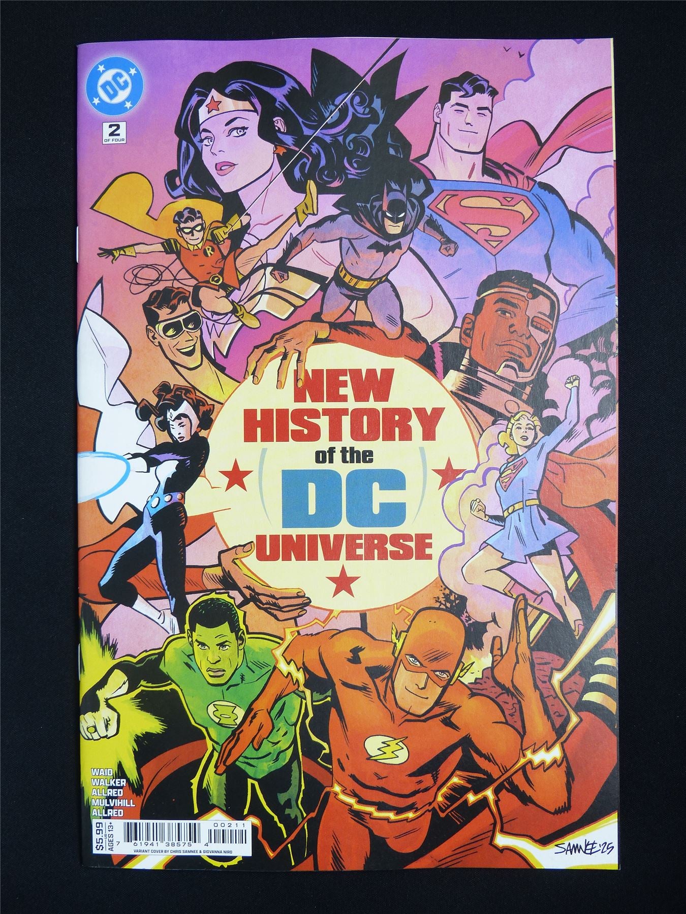 NEW History of the DC universe #2 - Sep 2025 DC Comic #29B