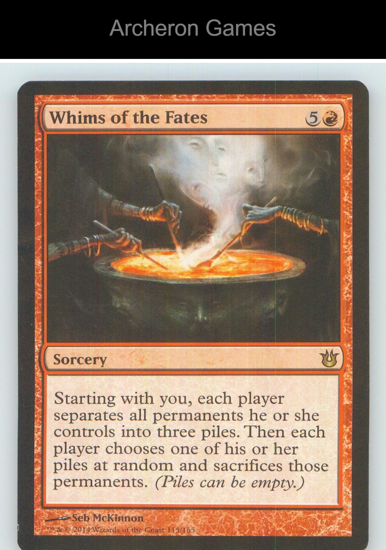 Whims of the Fates BNG 115 R MTG Card NM/EX+