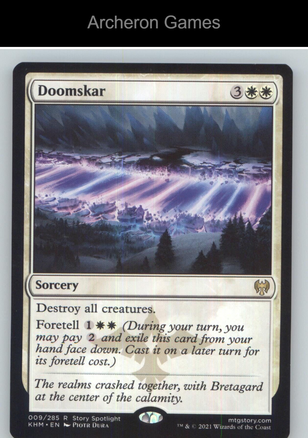Doomskar KHM 9 R MTG Card NM/EX+