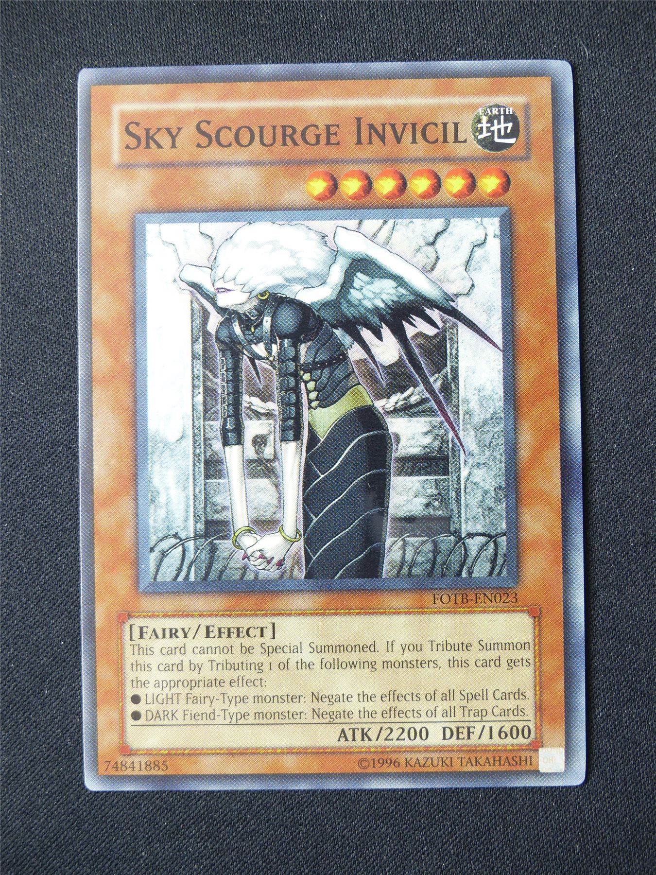 Sky Scourge Invicil FOTB Super Rare - Yugioh Card #1UI