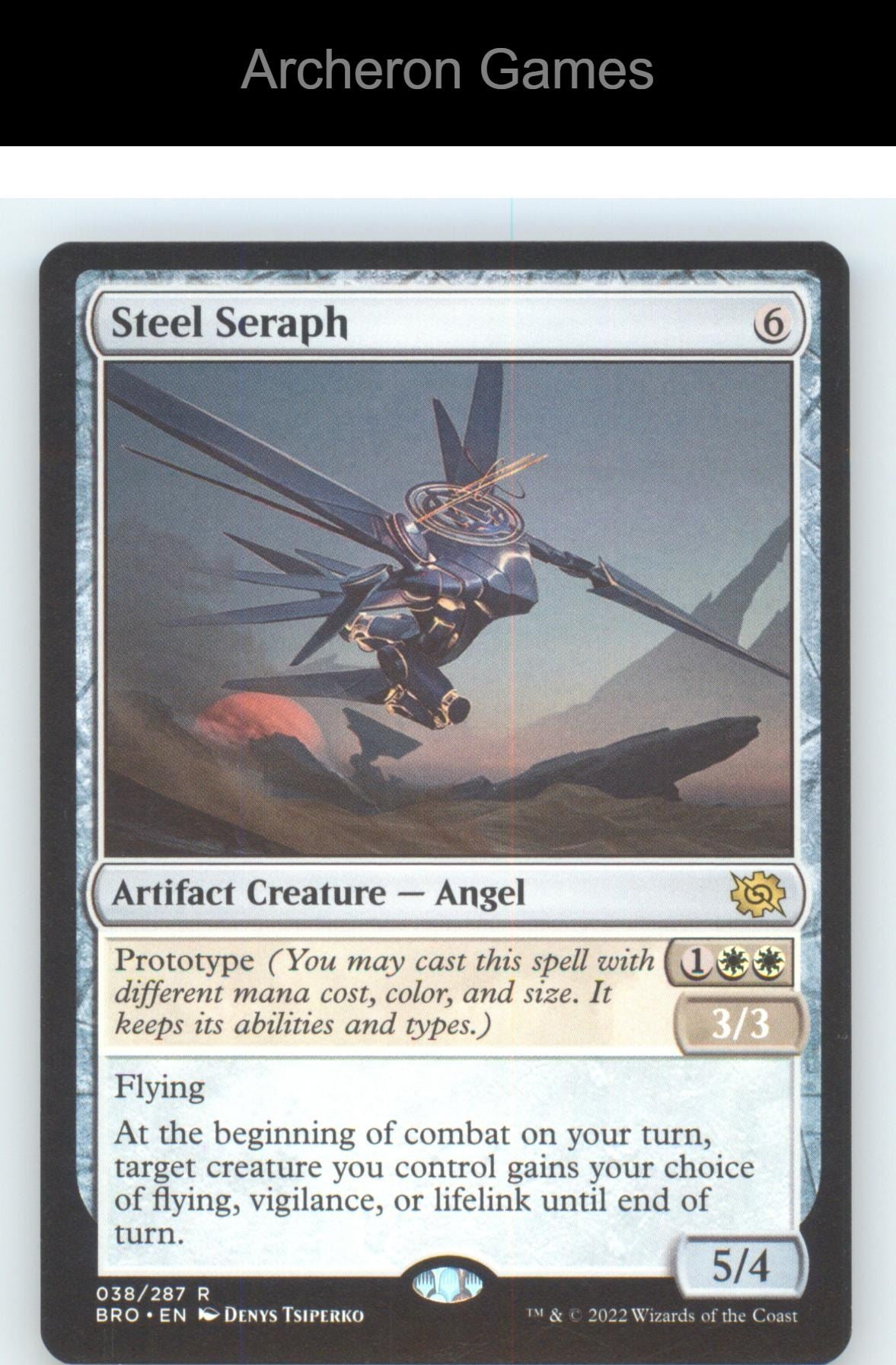 Steel Seraph BRO 38 R MTG Card NM/EX+