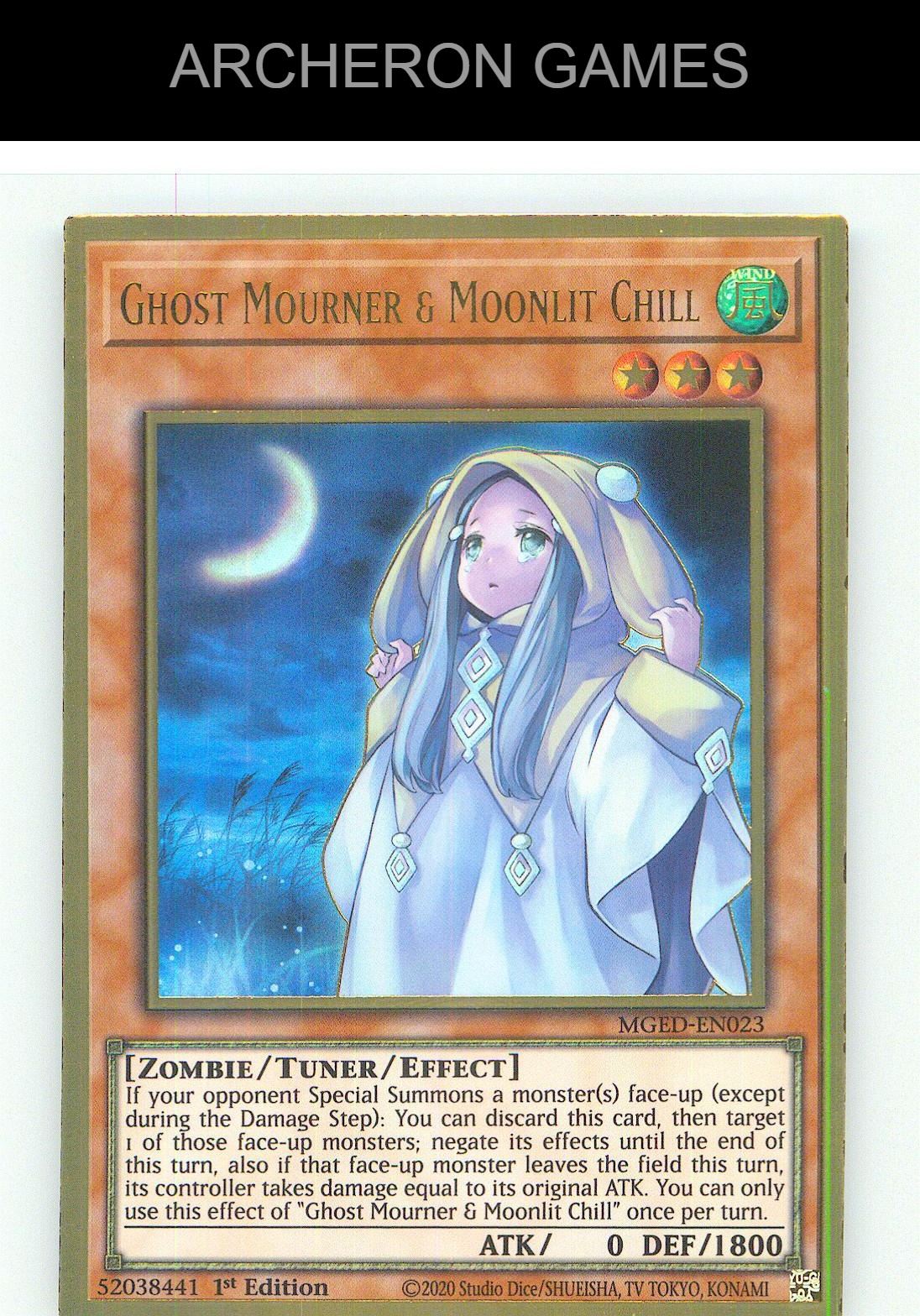 Ghost Mourner & Moonlit Chill (Alternate Art) YUGIOH Card 1st Edition