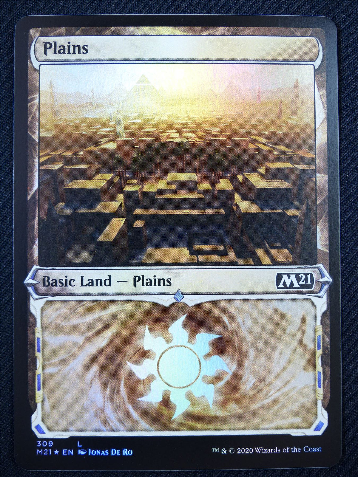 Plains 309 Foil Showcase - Mtg Card #234