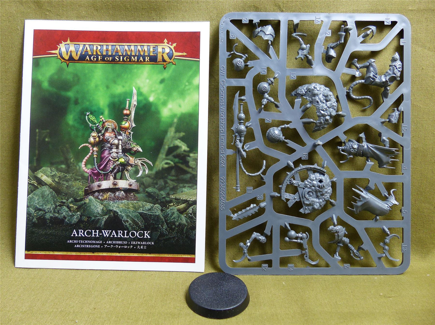 Arch-Warlock complete sprue - Skaven - Warhammer 40K #32E