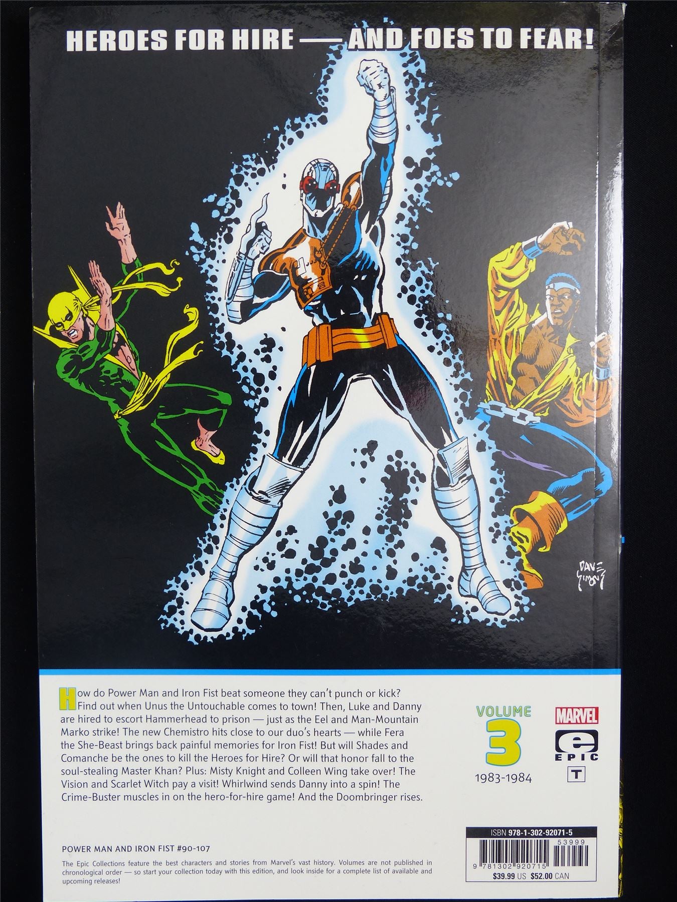 Power Man and Iron Fist: Doombringer - Epic Collection Volume 3 - Marvel Graphic Softback #339