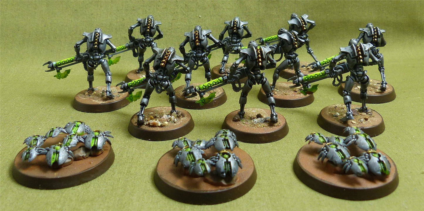 Necron Warriors painted - Necrons - Warhammer 40K #2DN