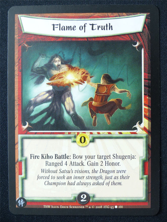 Flame of Truth - THW - Legend of the Five Rings L5R Card #XB