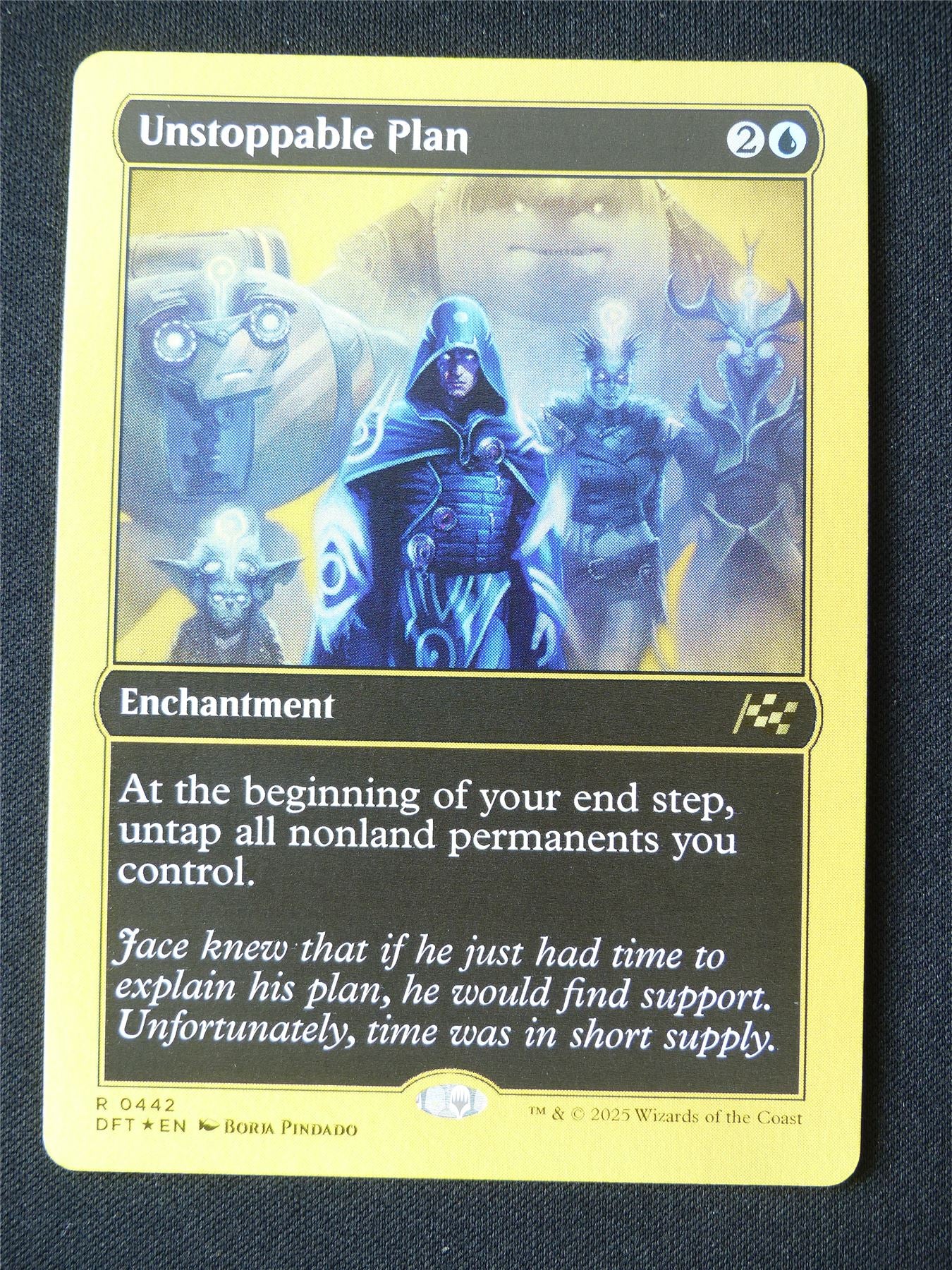 Unstoppable Plan Showcase Foil - DFT - Mtg Card #124
